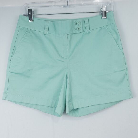 Vineyard Vines Dayboat Short 5" Inseam Womens 0 Grand Turk Aqua Preppy Beach - Picture 1 of 12